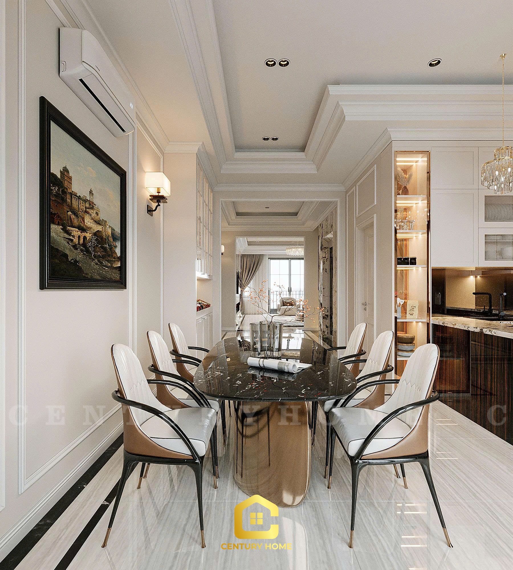 Thiết Kế Nội Thất - PC Tân Cổ - Chị Trang, Anh Dũng - Hà Đông