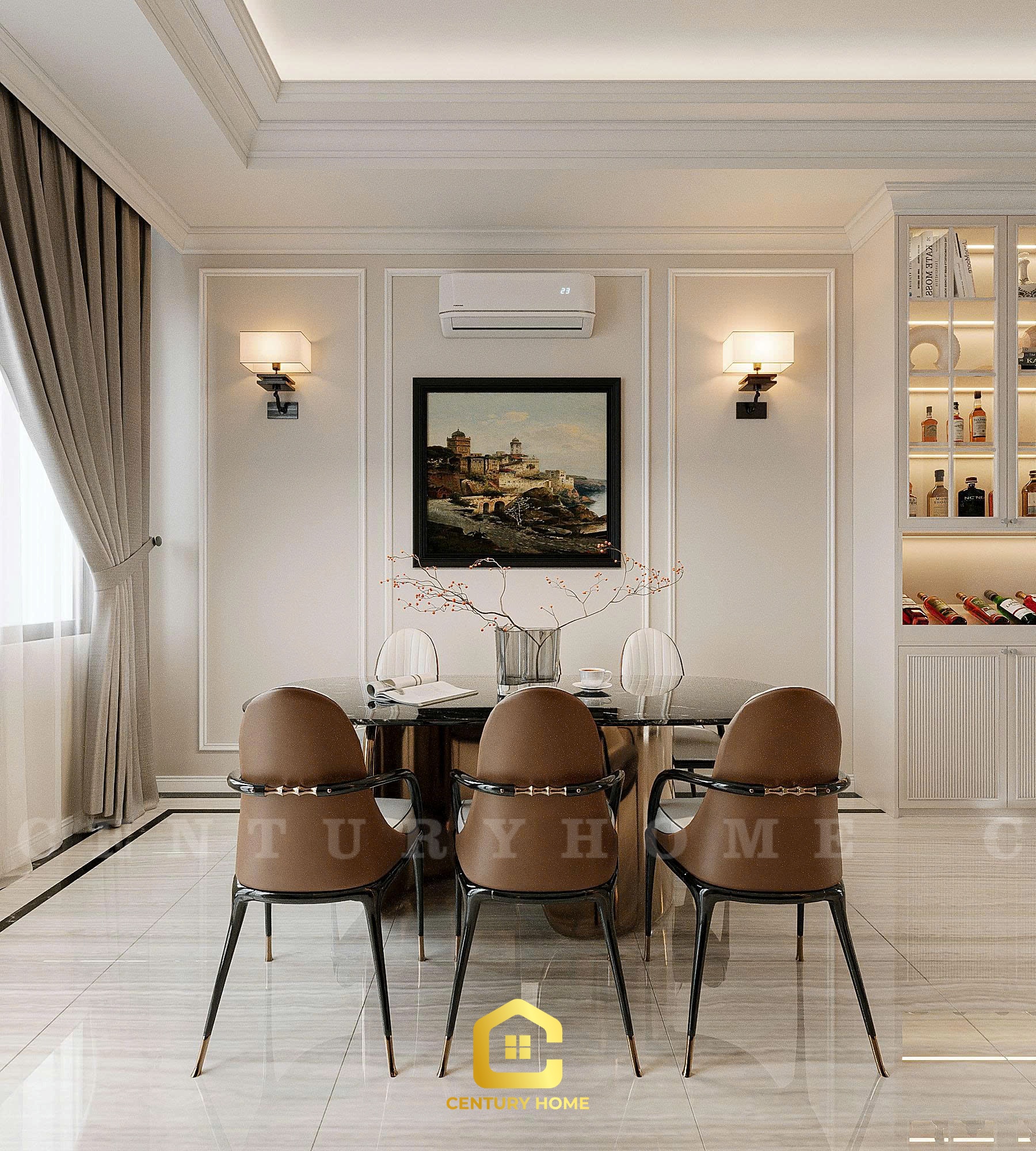 Thiết Kế Nội Thất - PC Tân Cổ - Chị Trang, Anh Dũng - Hà Đông