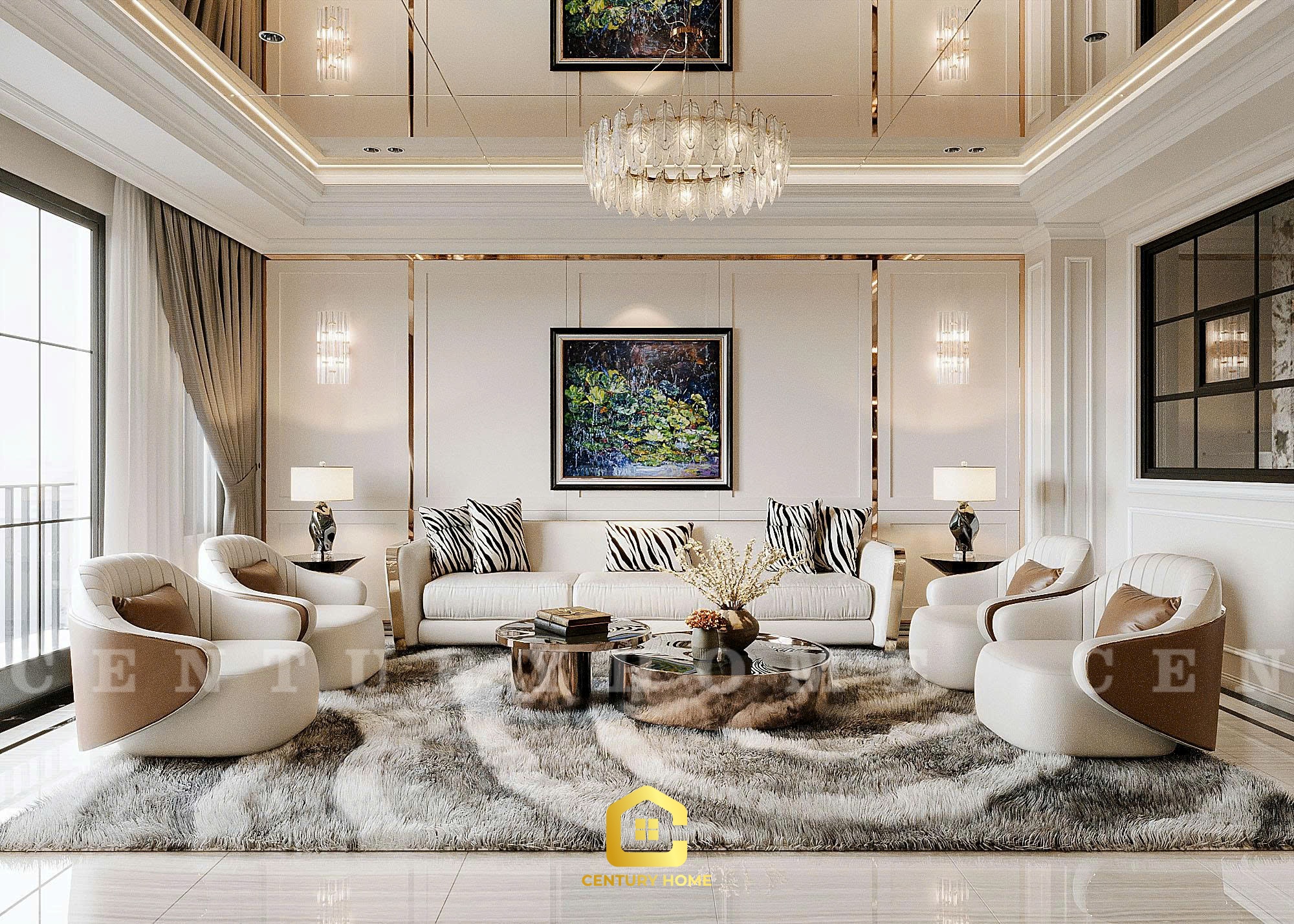 Thiết Kế Nội Thất - PC Tân Cổ - Chị Trang, Anh Dũng - Hà Đông