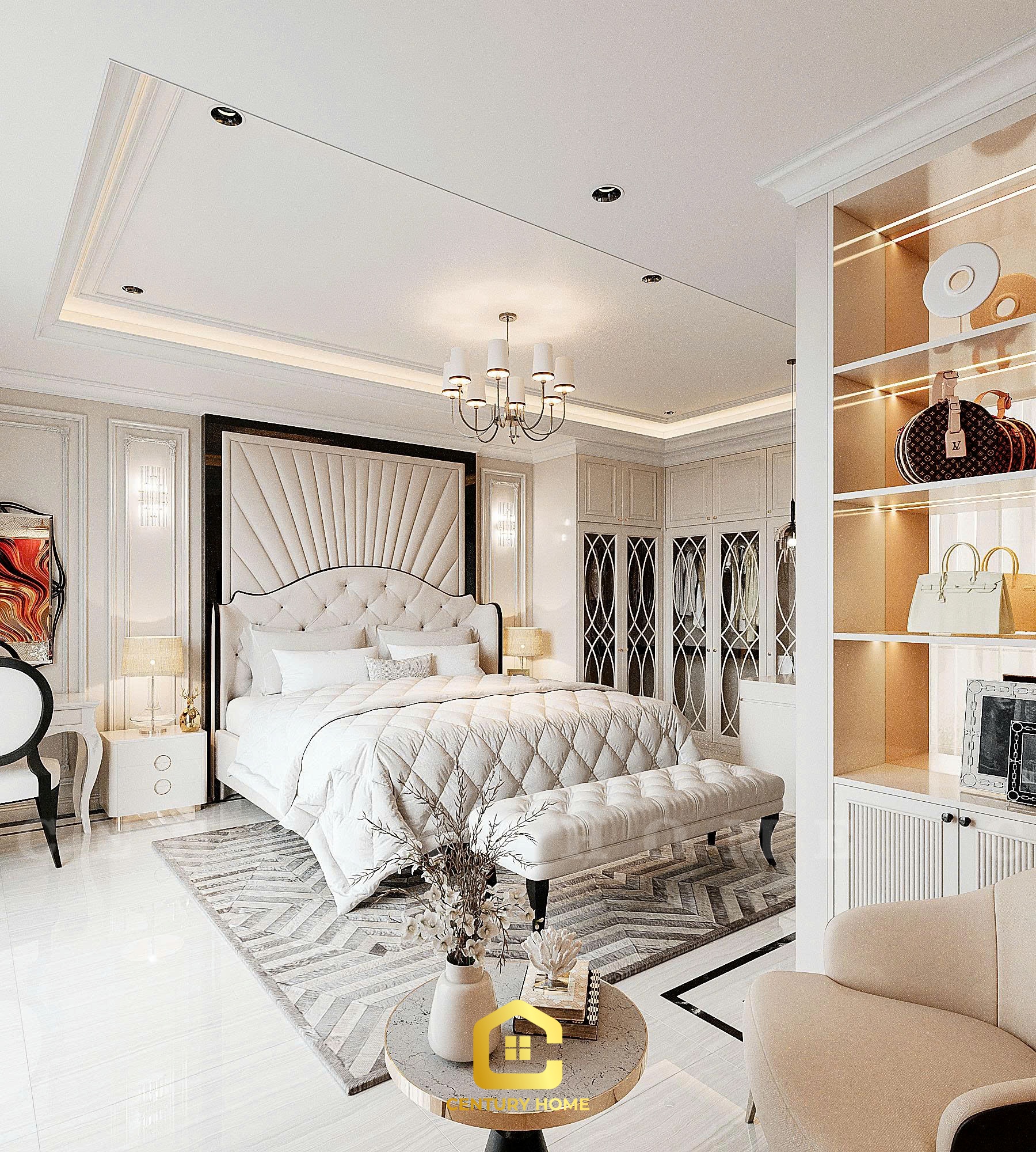 Thiết Kế Nội Thất - PC Tân Cổ - Chị Trang, Anh Dũng - Hà Đông