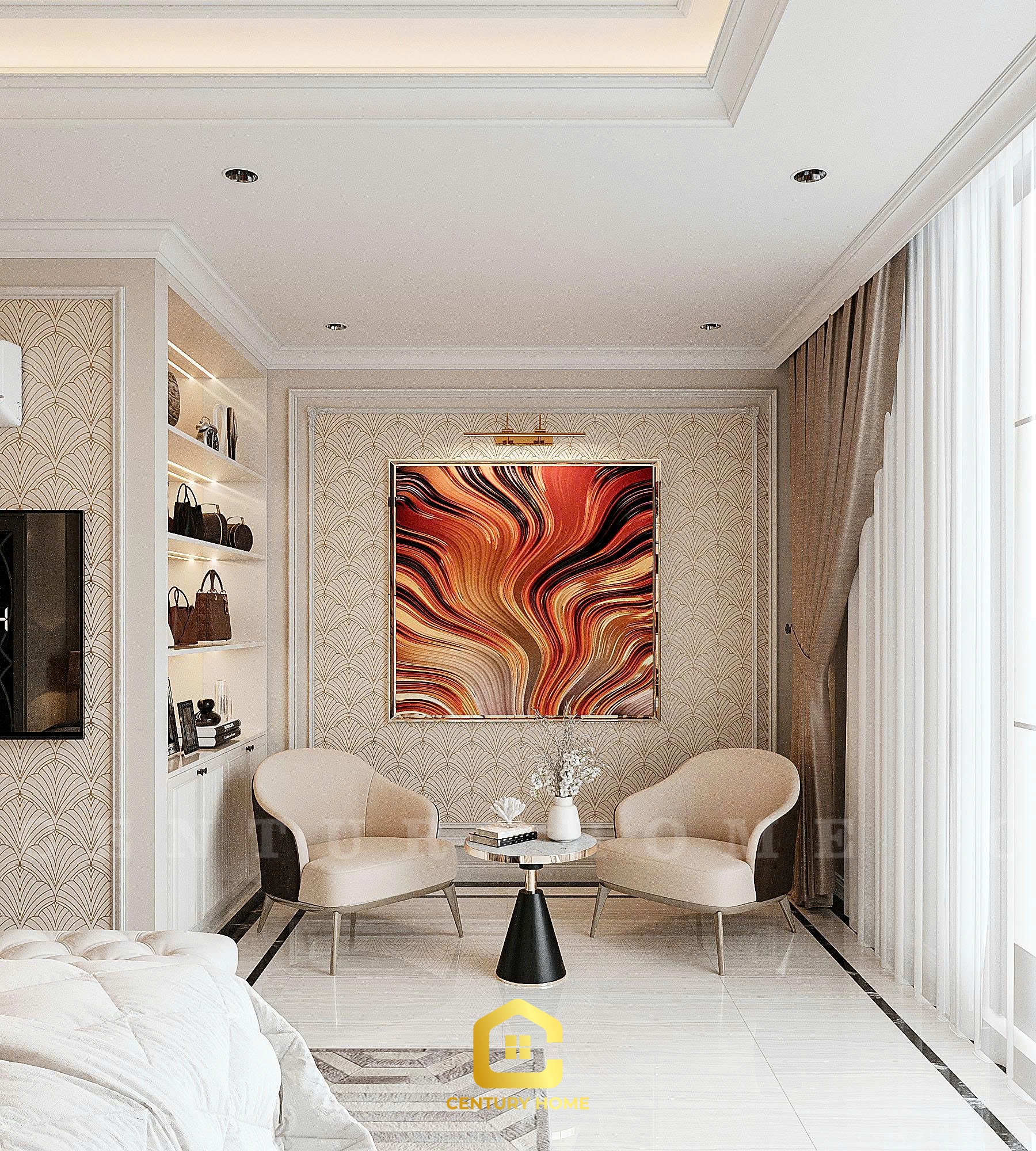 Thiết Kế Nội Thất - PC Tân Cổ - Chị Trang, Anh Dũng - Hà Đông