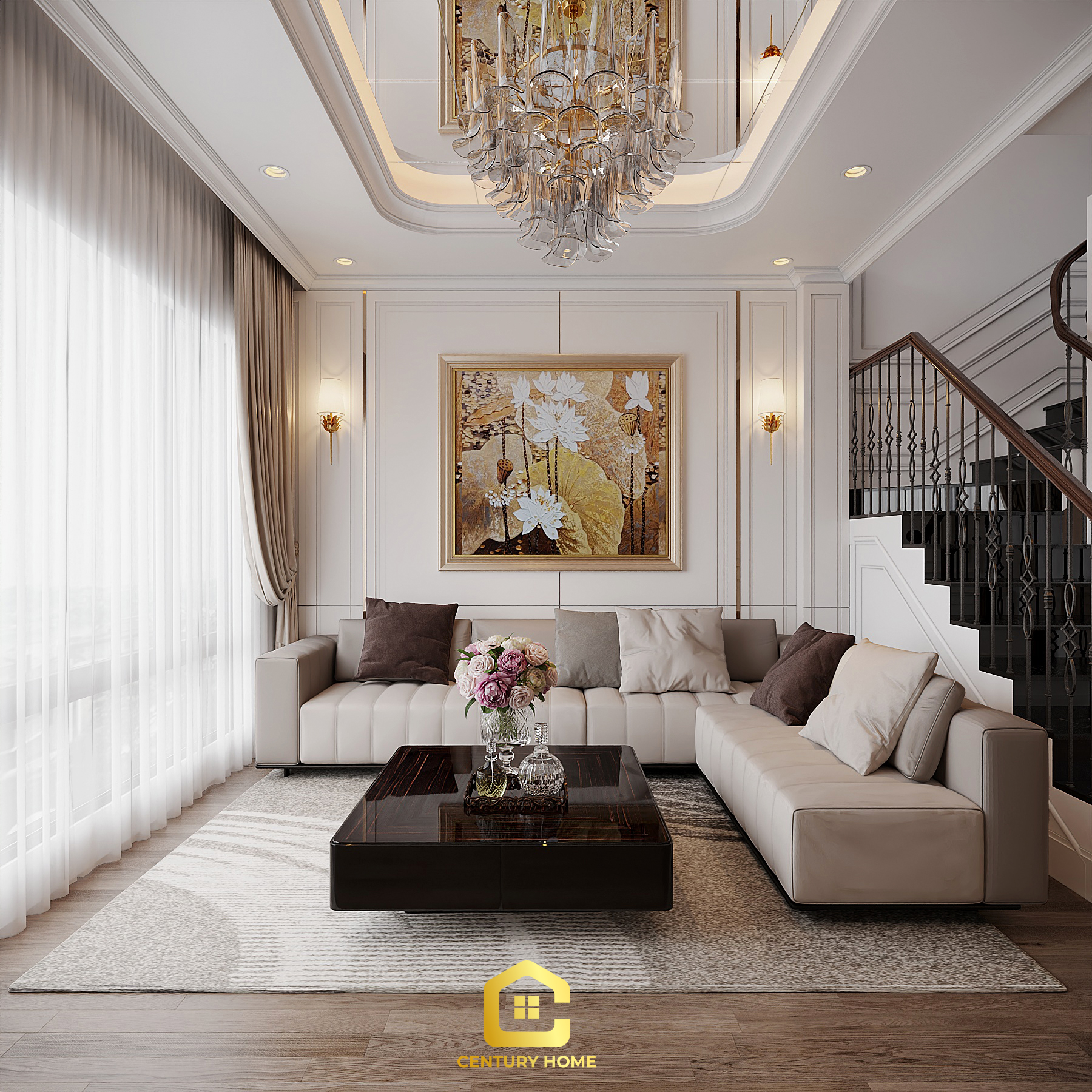 Thiết Kế Nội Thất - PC Tân Cổ - Chị An - Thanh Trì, HN