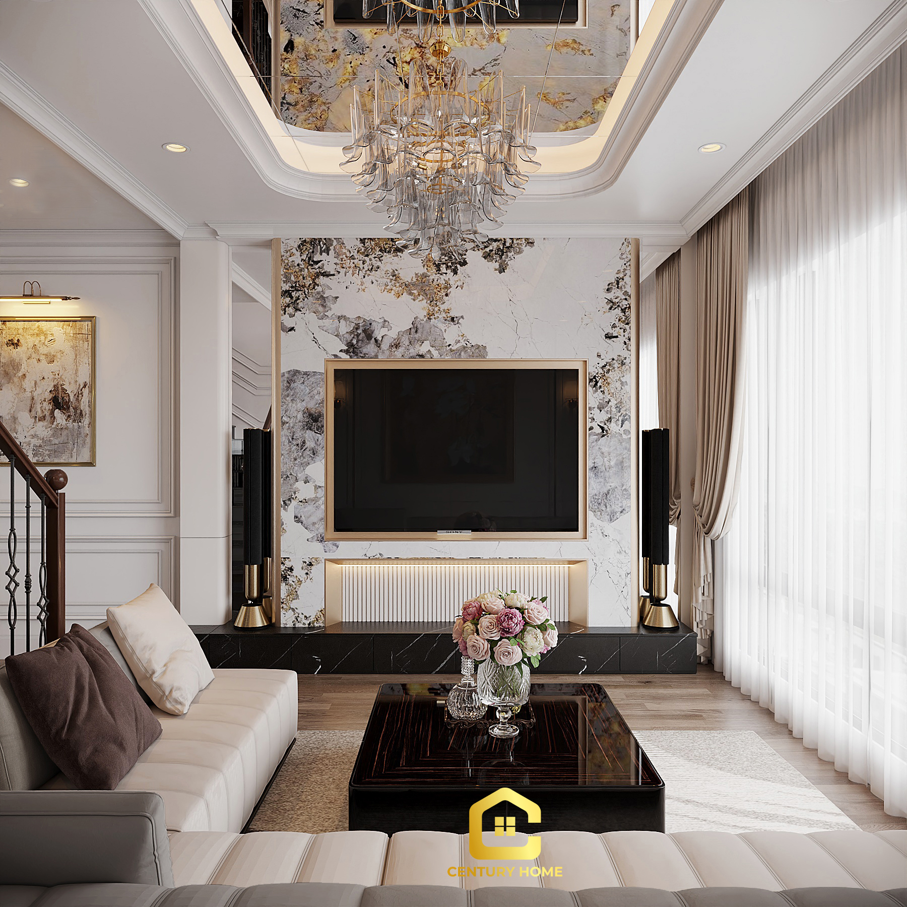 Thiết Kế Nội Thất - PC Tân Cổ - Chị An - Thanh Trì, HN