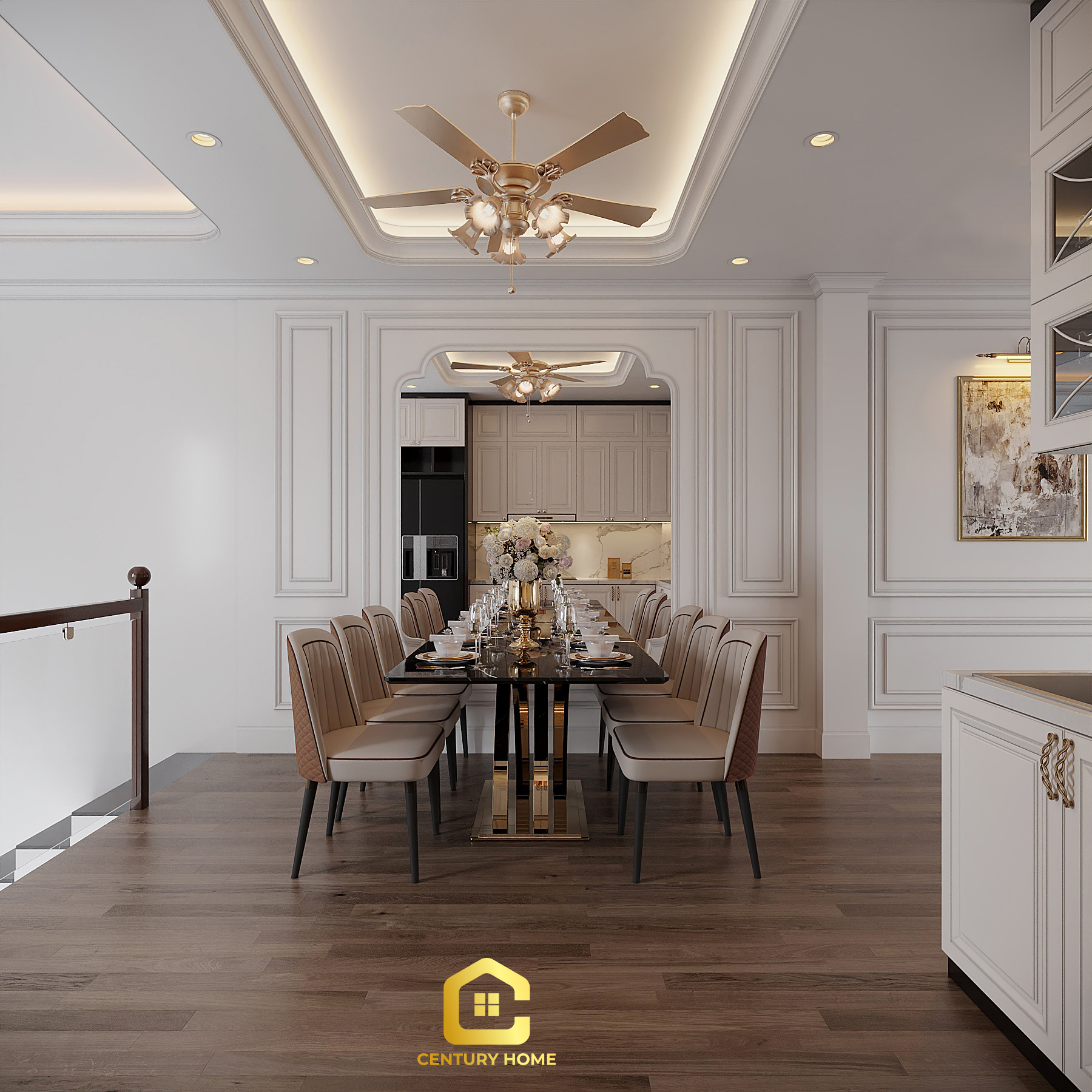 Thiết Kế Nội Thất - PC Tân Cổ - Chị An - Thanh Trì, HN