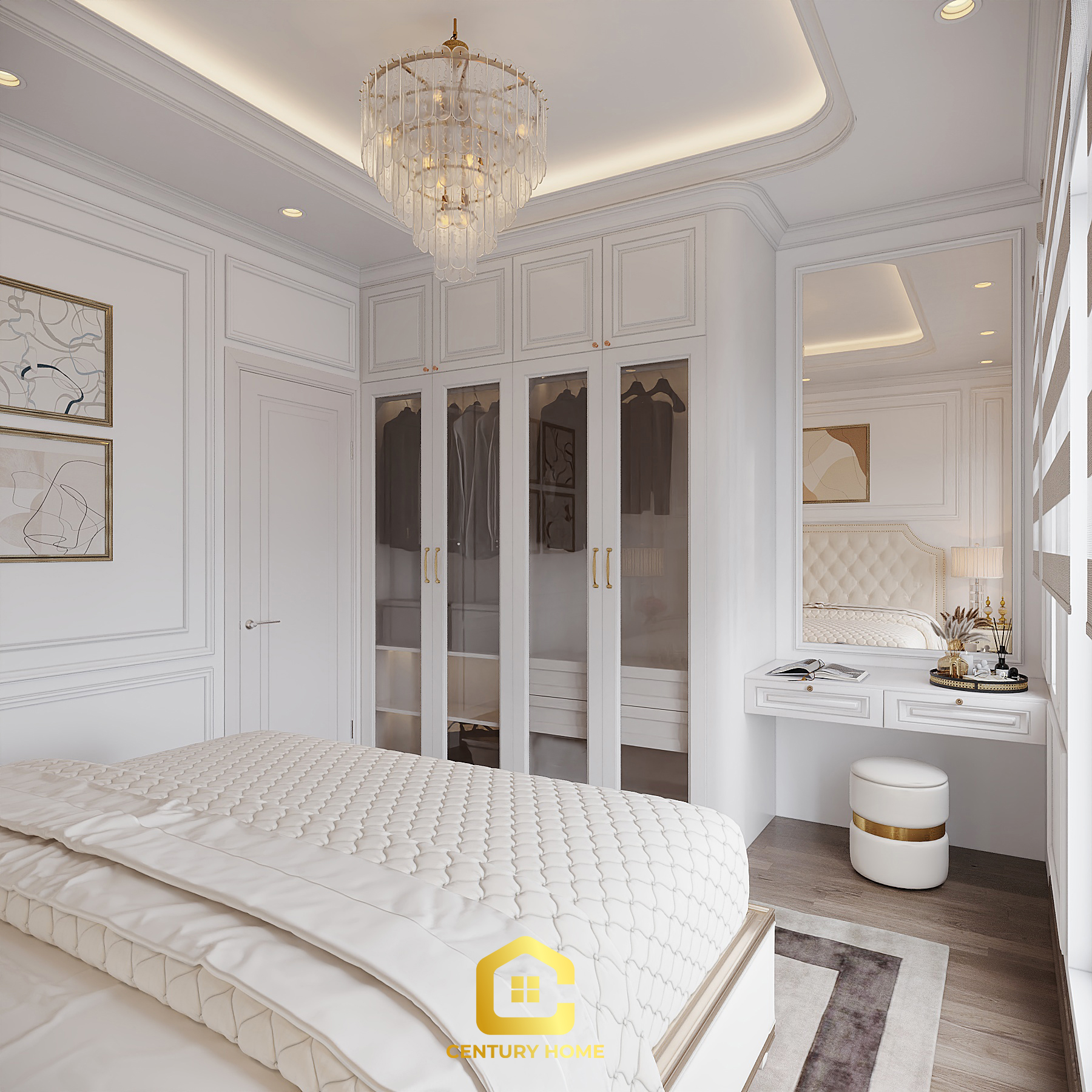 Thiết Kế Nội Thất - PC Tân Cổ - Chị An - Thanh Trì, HN