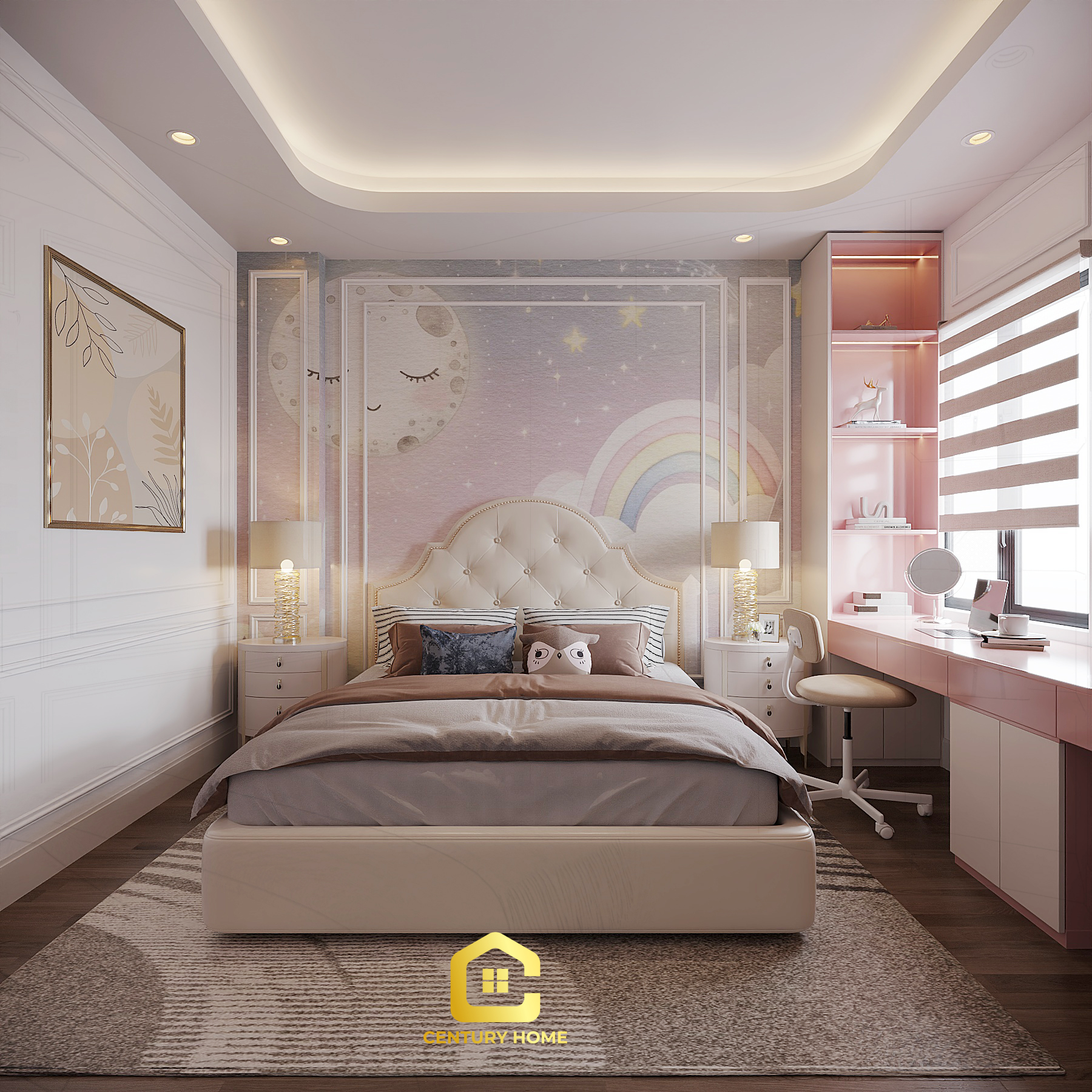 Thiết Kế Nội Thất - PC Tân Cổ - Chị An - Thanh Trì, HN