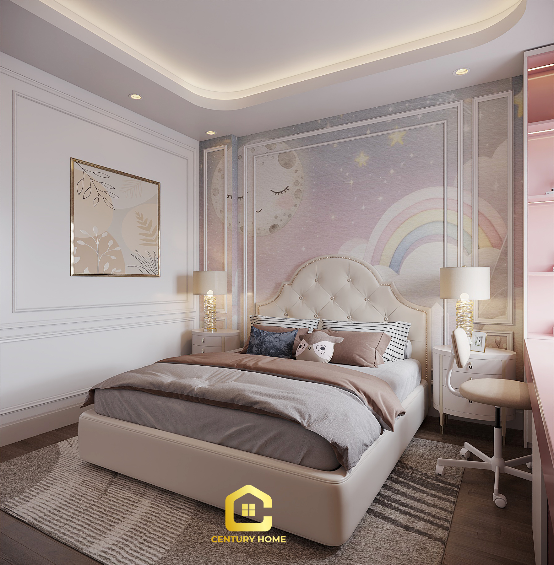 Thiết Kế Nội Thất - PC Tân Cổ - Chị An - Thanh Trì, HN