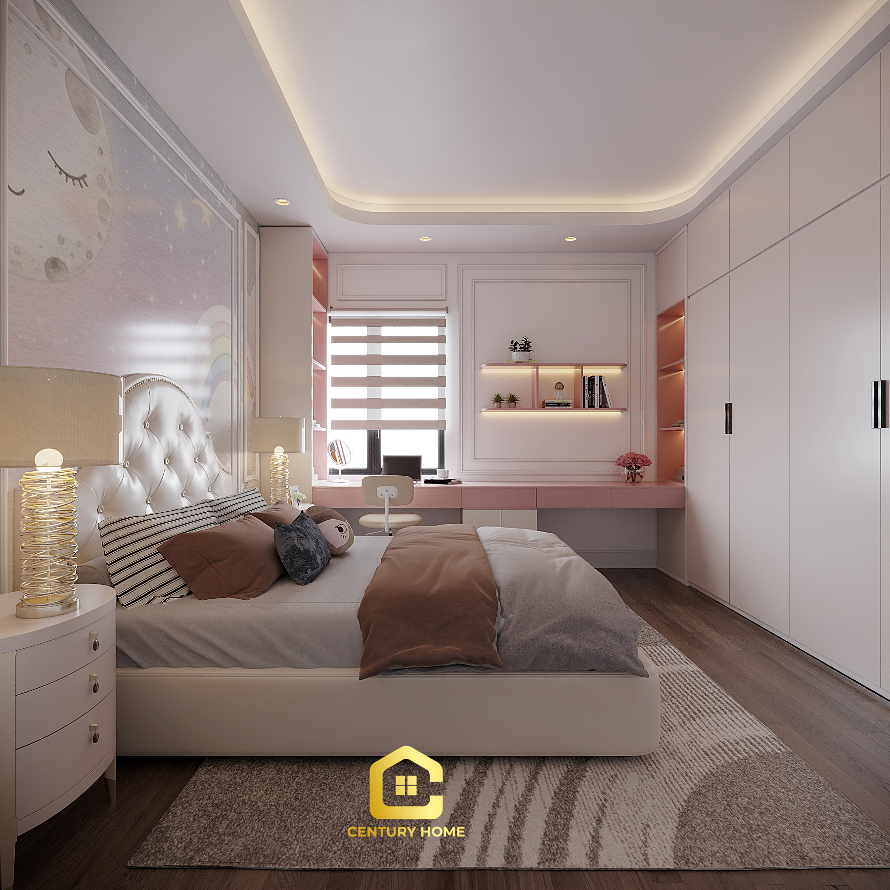 Thiết Kế Nội Thất - PC Tân Cổ - Chị An - Thanh Trì, HN