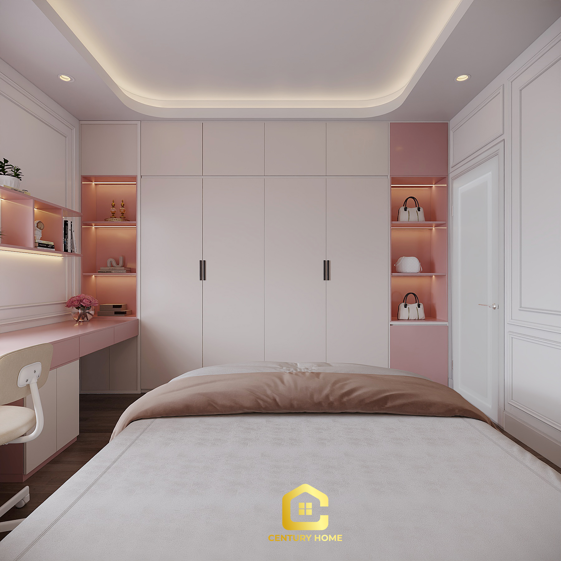 Thiết Kế Nội Thất - PC Tân Cổ - Chị An - Thanh Trì, HN