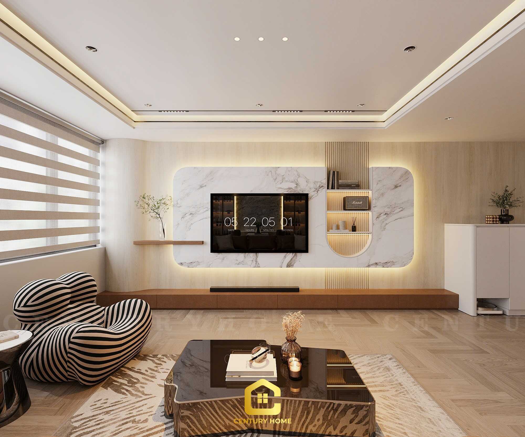 Thiết Kế Nội Thất - PC Hiện Đại - Anh Tình - KĐT Đặng Xá, Gia Lâm