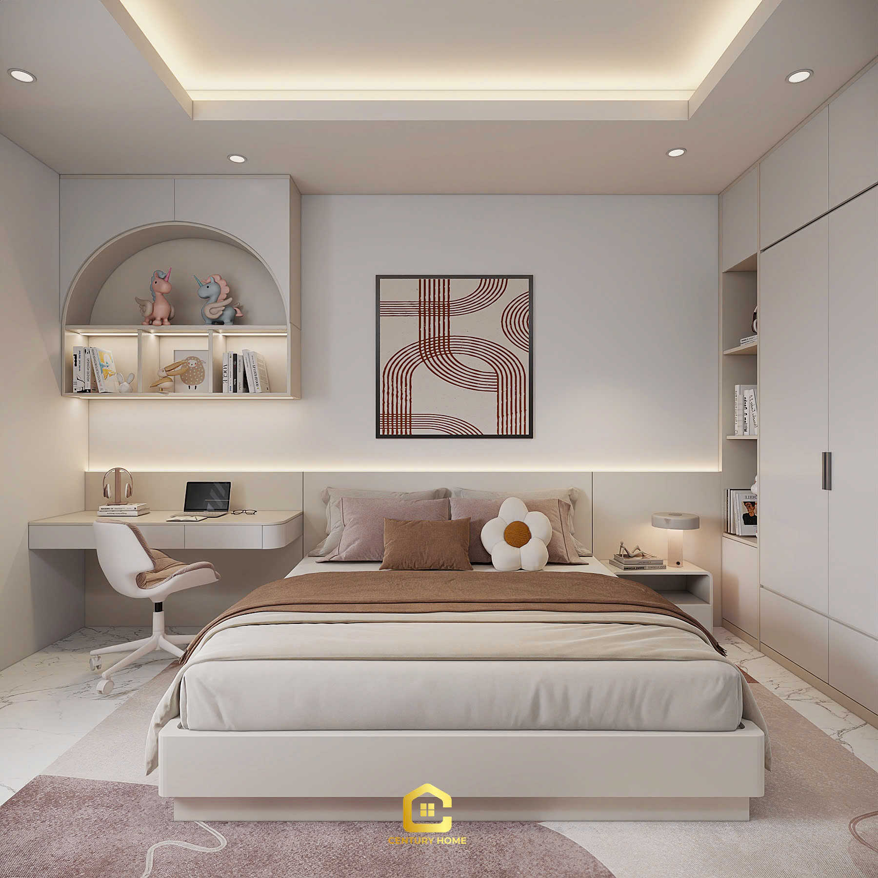 Thiết Kế Nội Thất - PC Hiện Đại - Anh Toản - Thái Nguyên