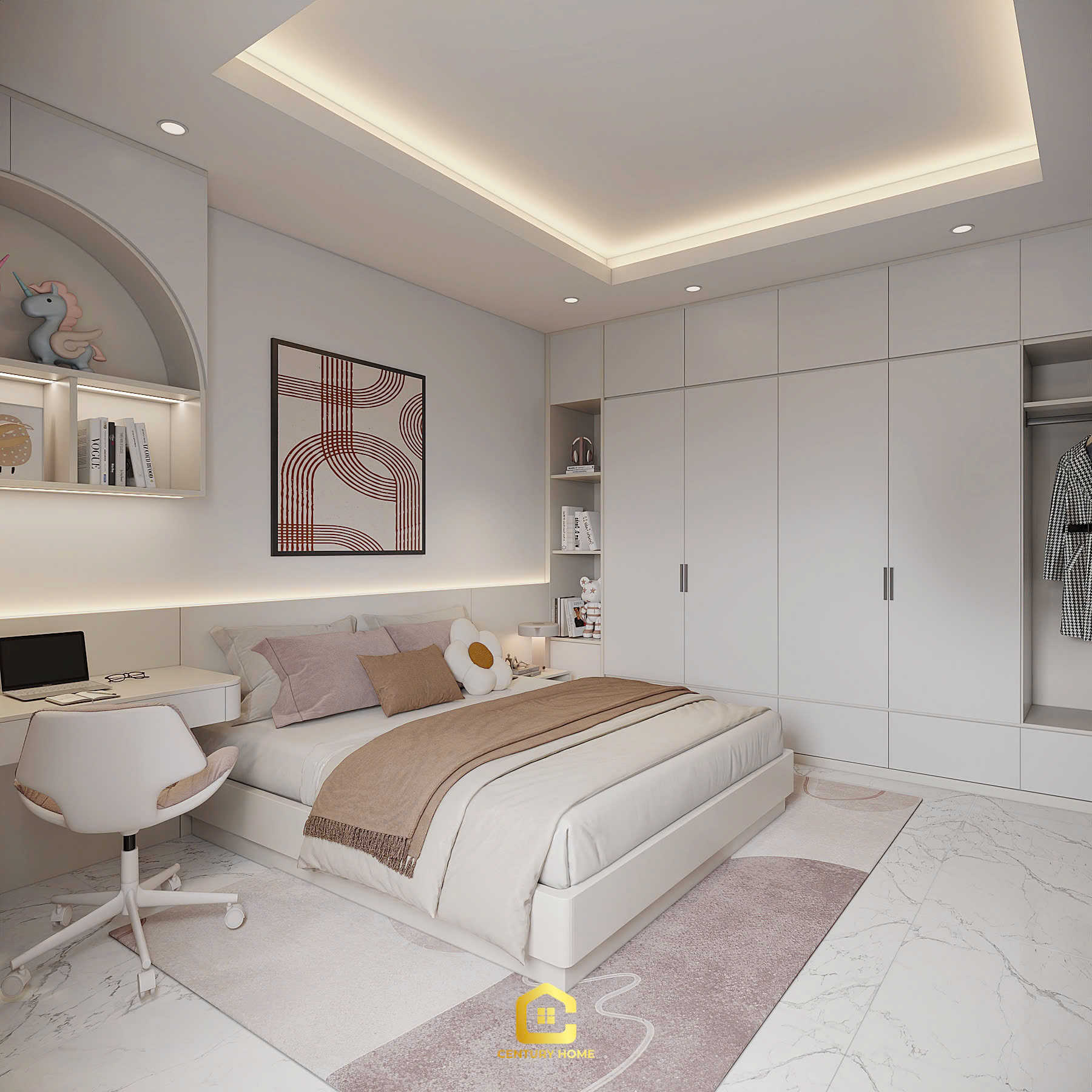 Thiết Kế Nội Thất - PC Hiện Đại - Anh Toản - Thái Nguyên