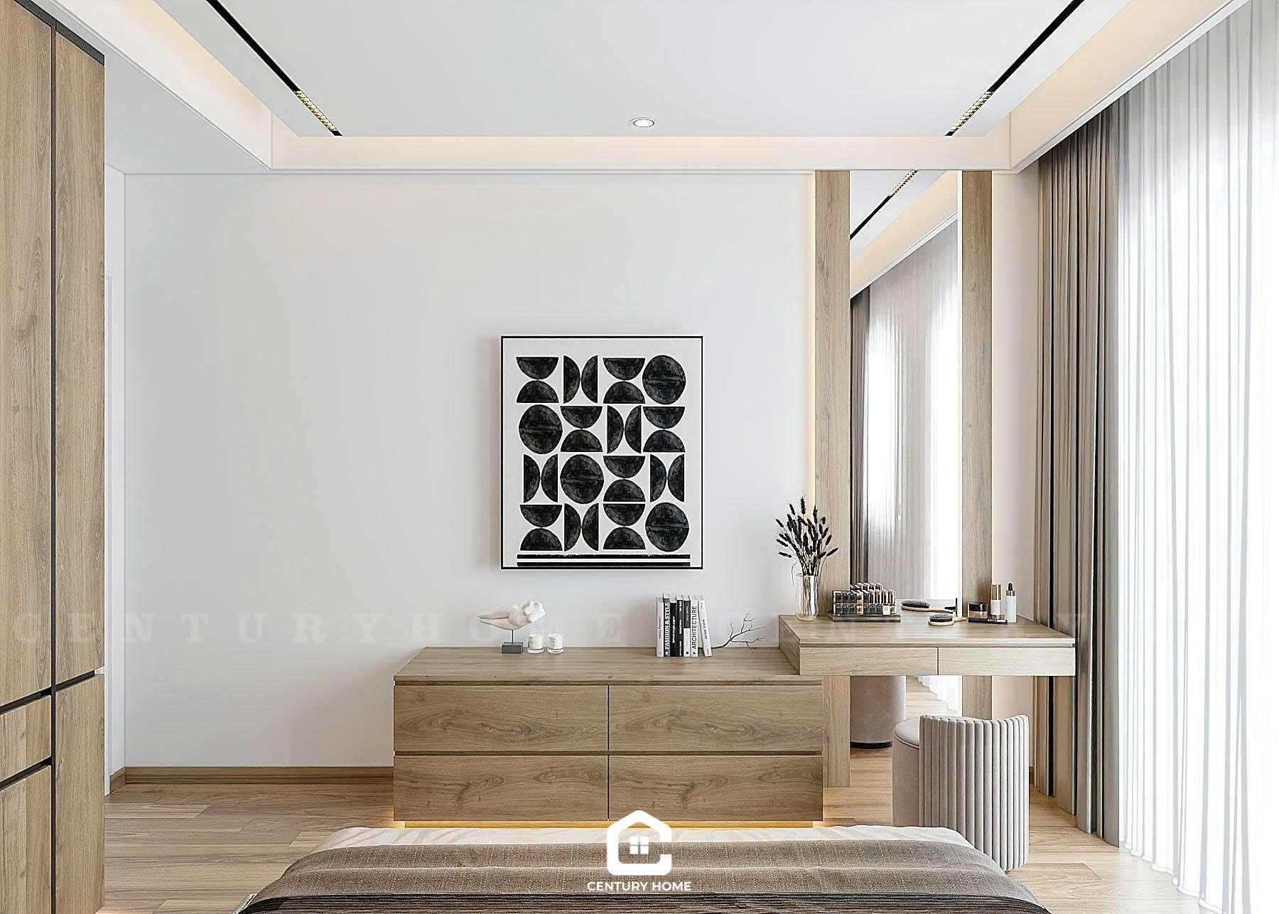 Thiết Kế Nội Thất - PC Hiện Đại - Chị Hoa - Vinhomes Ocean Park 3