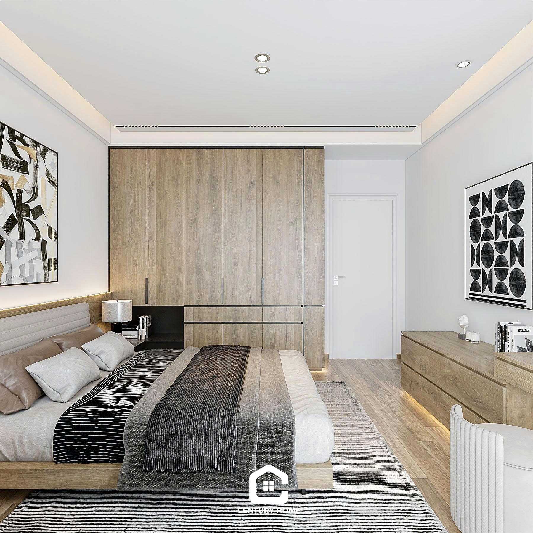 Thiết Kế Nội Thất - PC Hiện Đại - Chị Hoa - Vinhomes Ocean Park 3