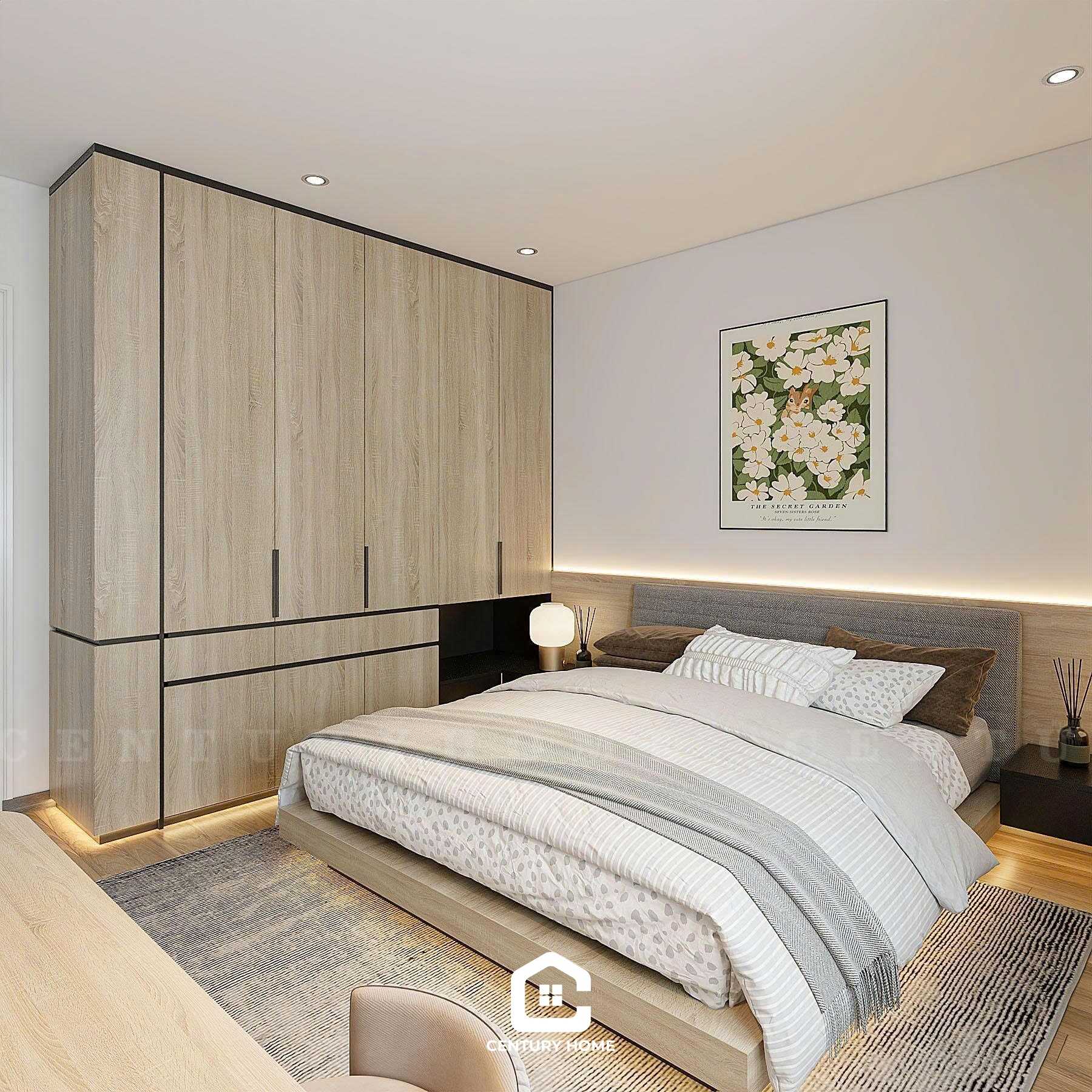 Thiết Kế Nội Thất - PC Hiện Đại - Chị Hoa - Vinhomes Ocean Park 3