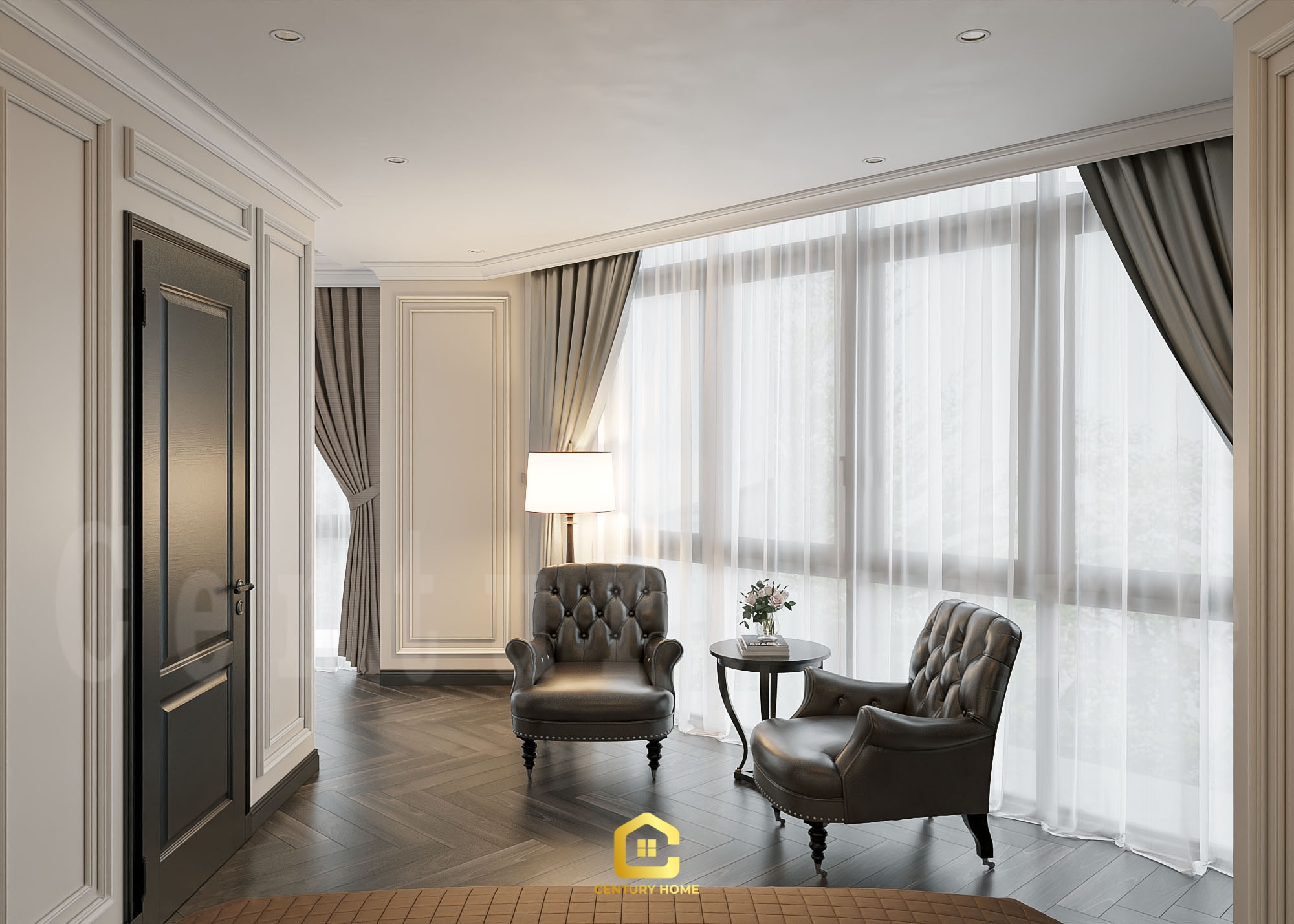 Thiết Kế Nội Thất - PC Tân Cổ - Anh Oai - Vinhomes Ocean Park 3