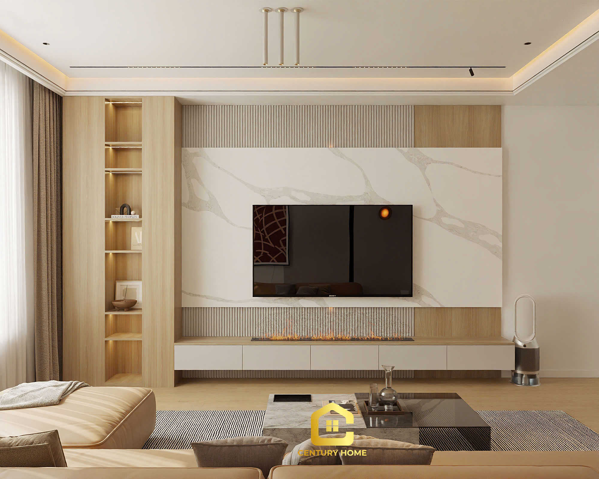 Thiết Kế Nội Thất - PC Hiện Đại - Anh Duẩn, Chị Hương - Bắc Giang