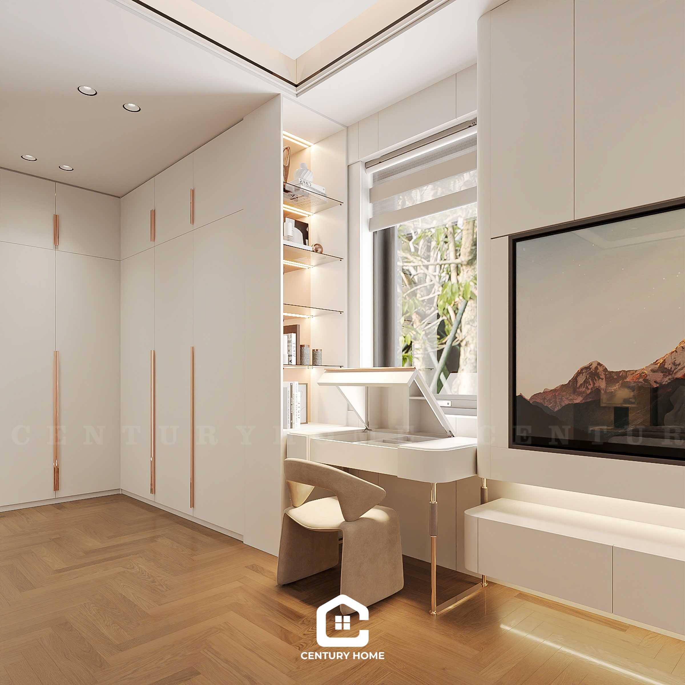 Thiết Kế Nội Thất - PC Hiện Đại - Chị Kim Anh - Lạng Sơn