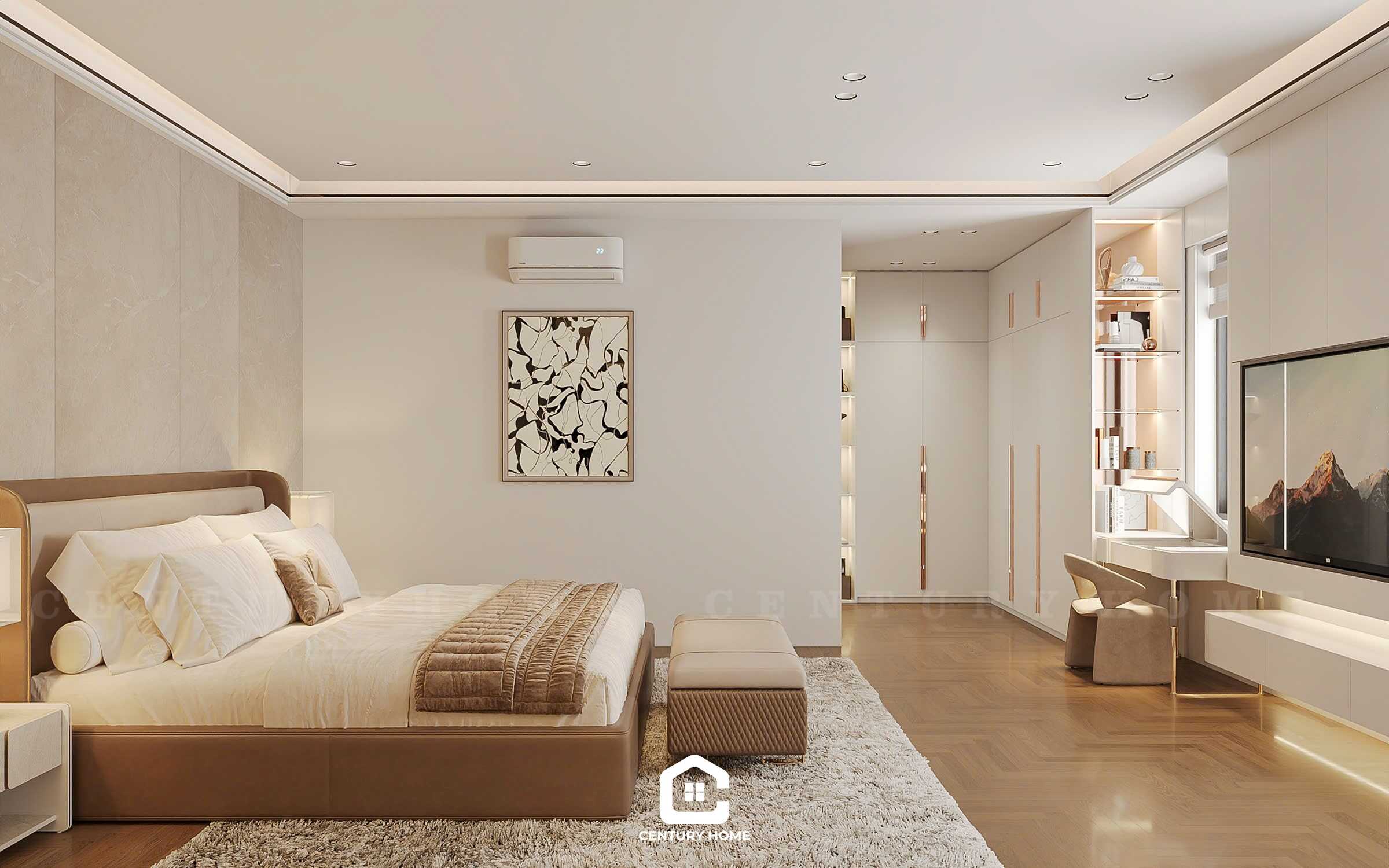 Thiết Kế Nội Thất - PC Hiện Đại - Chị Kim Anh - Lạng Sơn