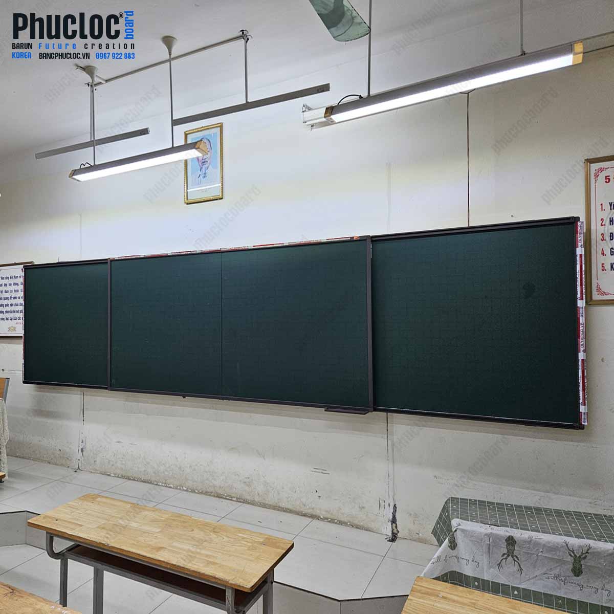 Bảng Trượt Ngang kích thước 1200x4800mm