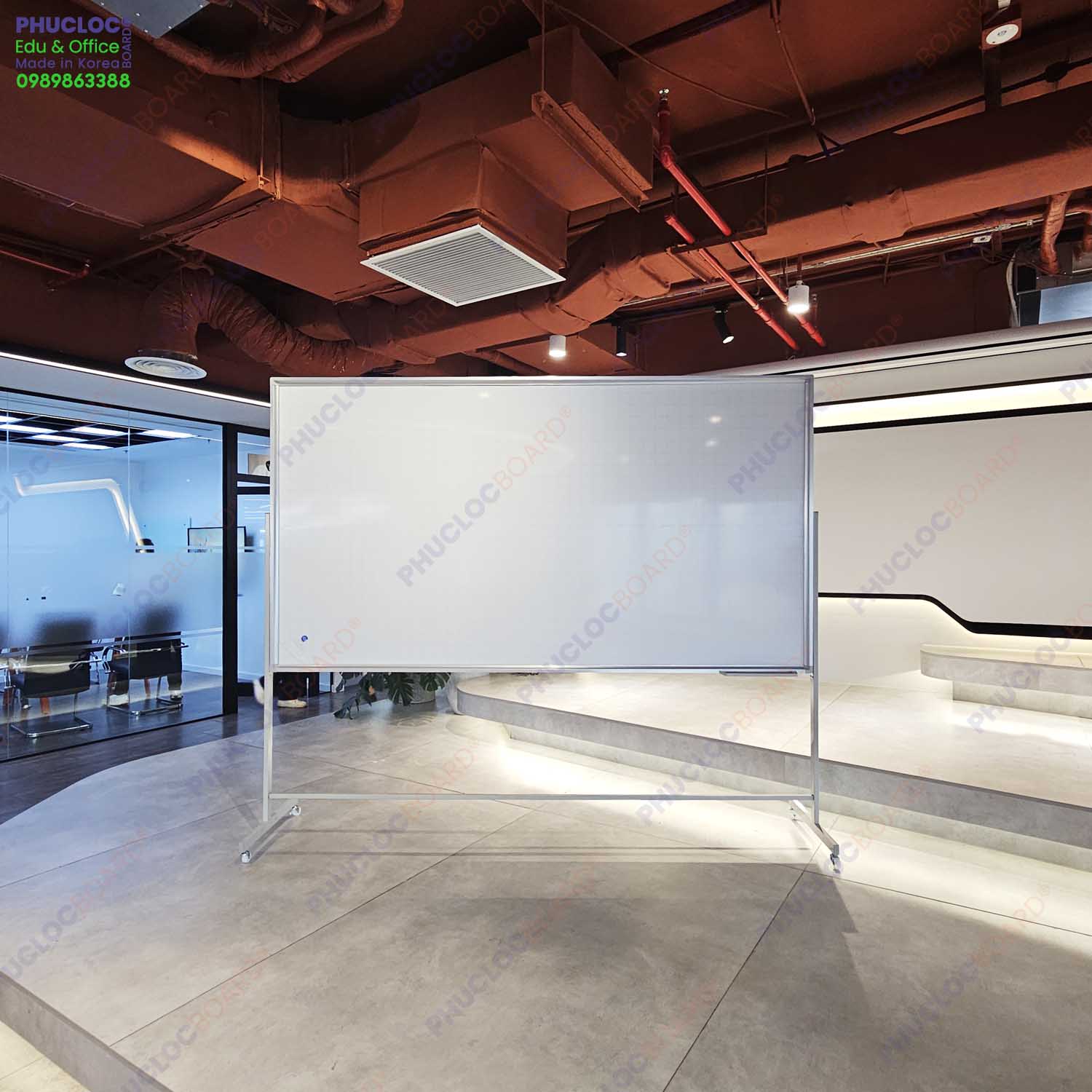 Bảng Viết Bút Dạ Có Chân Đẩy (Barun Korea)