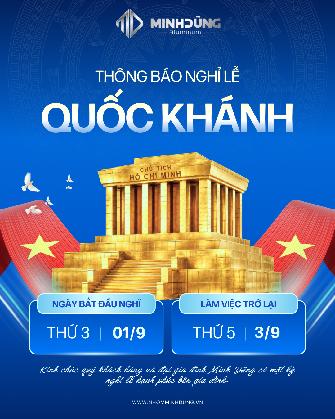 MỪNG QUỐC KHÁNH 2/9/2026 – TỰ HÀO VIỆT NAM, VỮNG BƯỚC TƯƠNG LAI