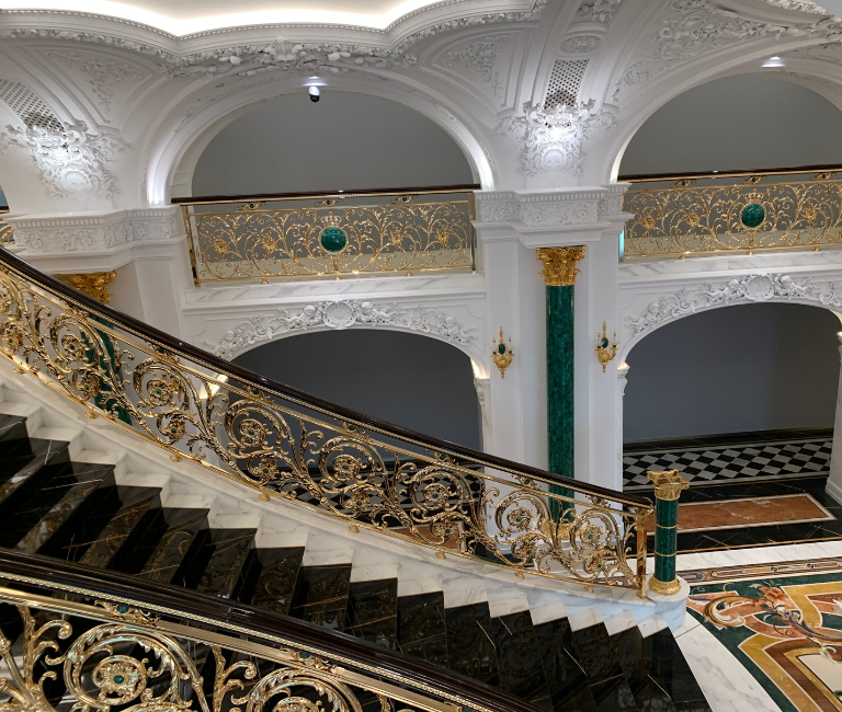 Dự án cầu thang Lâu Đài theo phong cách Pháp