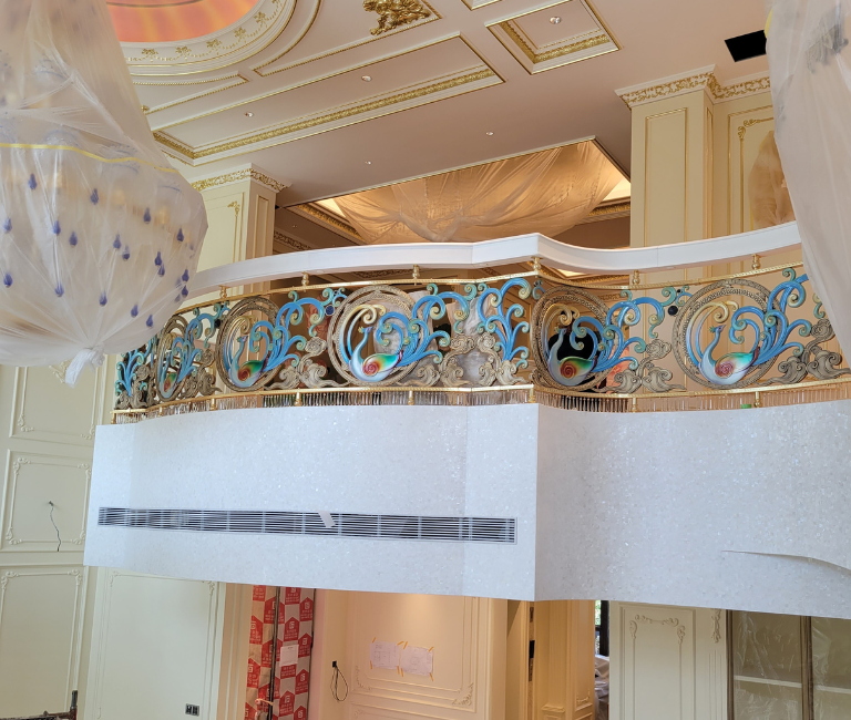 Dự án cầu thang theo phong cách Tân Trung Hoa