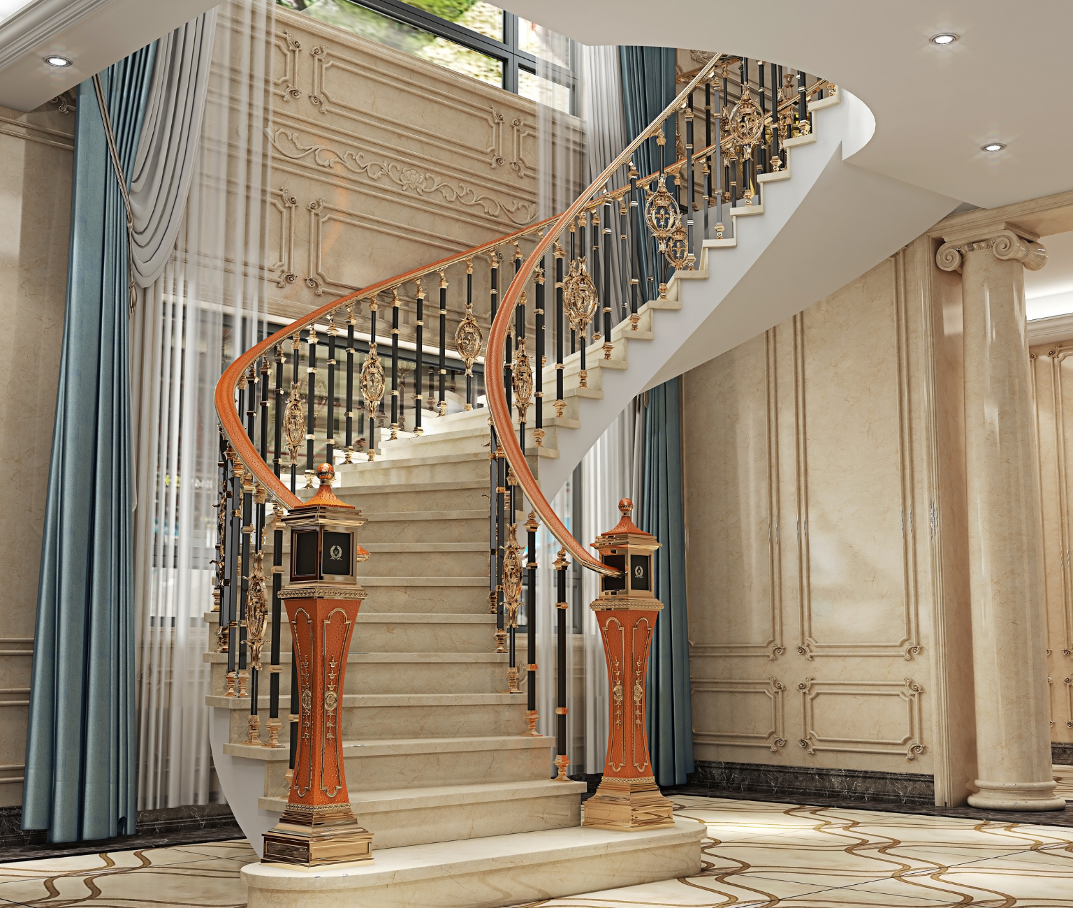 Cột trụ - Hiện đại