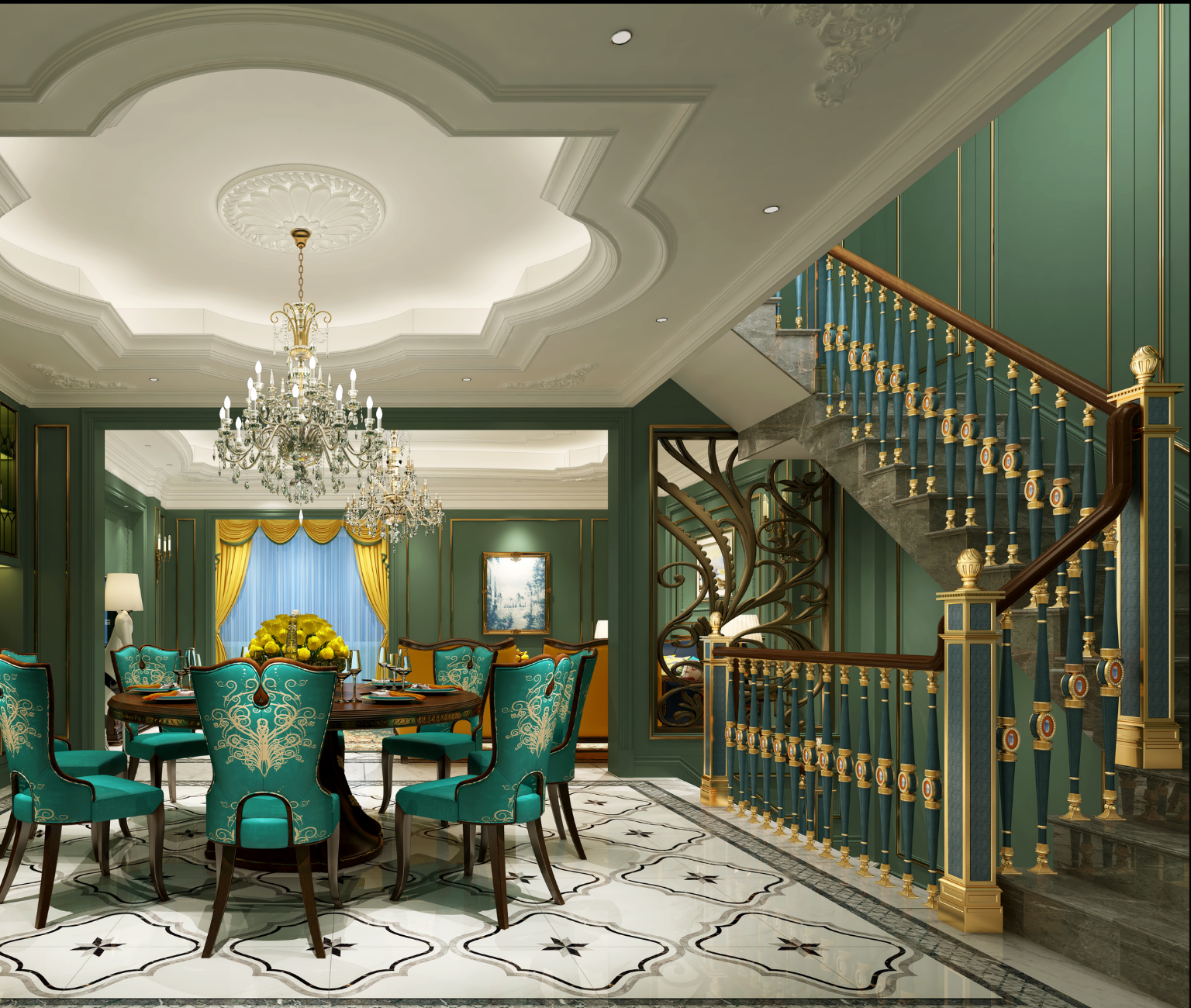 Cầu Thang - Tân Cổ Điển