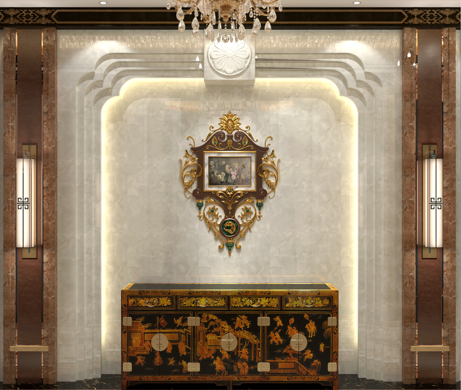 Bích Hoạ Đá - Tân Cổ Điển