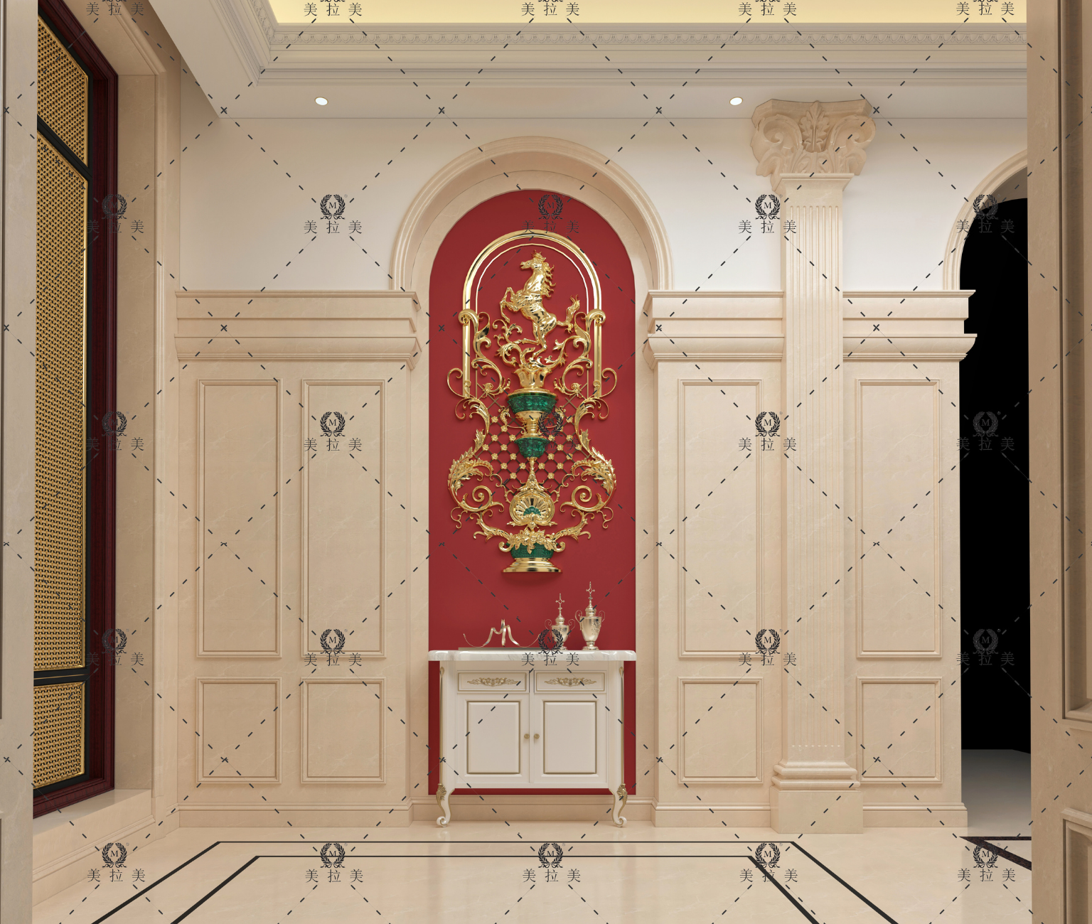 Bích Hoạ Đá - Tân Cổ Điển