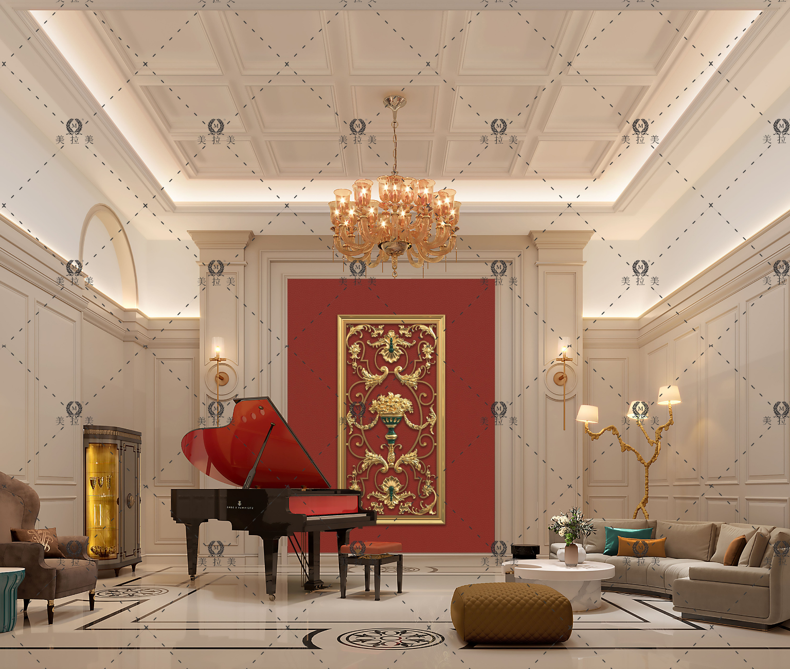 Bích Hoạ Đá - Tân Cổ Điển