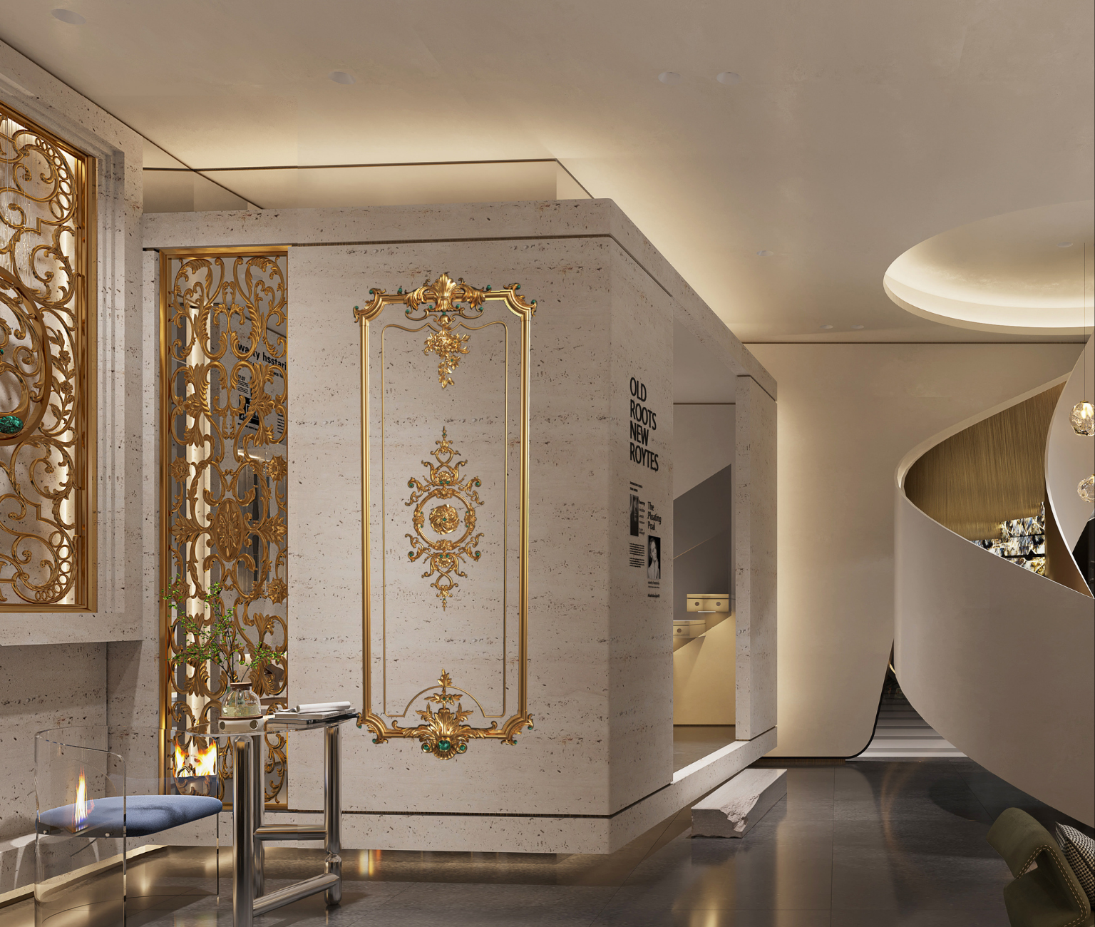 Bích Hoạ Đá - Tân Cổ Điển