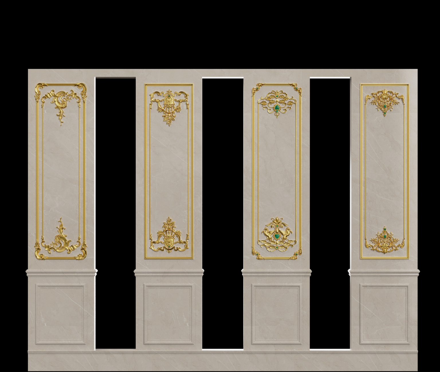 Bích Hoạ Đá - Tân Cổ Điển