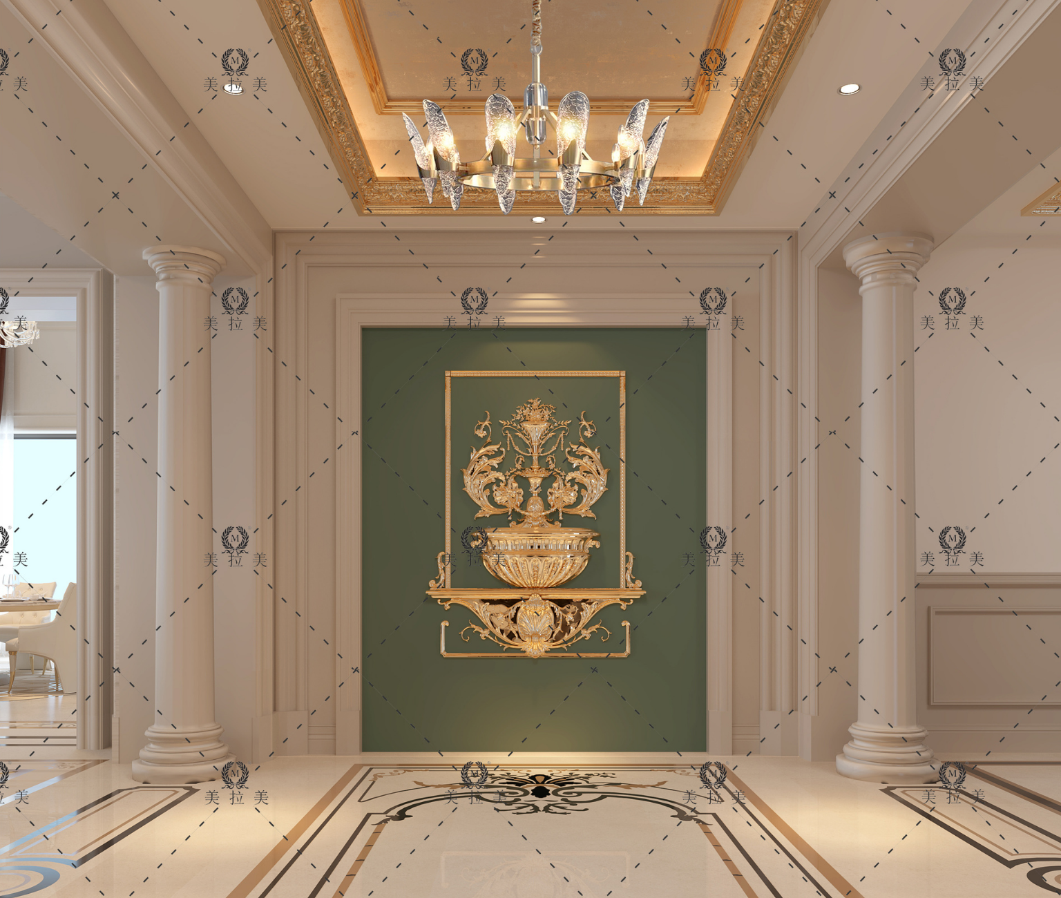 Bích Hoạ Đá - Tân Cổ Điển