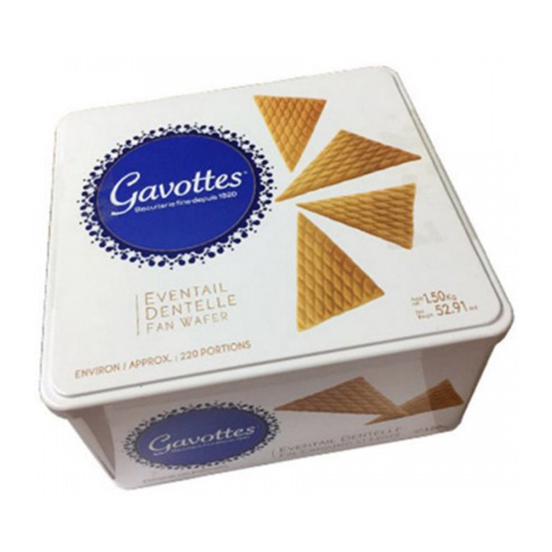 Bánh Gavottes fan wafer 1,5 kg