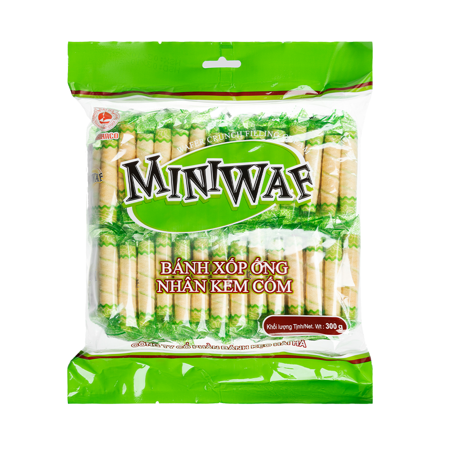 Bánh Miniwaf Cốm gói 300g