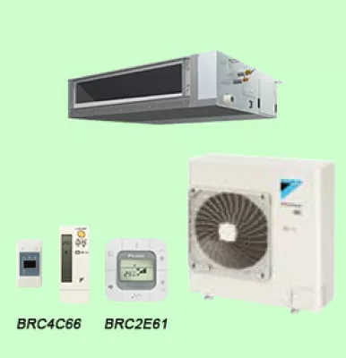 FBFC140DVM9/RZFC140EY1+BRC2E61/ BRC4C66-Máy điều hoà giấu trần nối ống gió