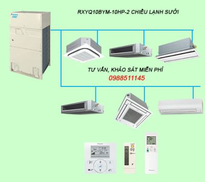 RXYQ10BYM Điều hòa trung tâm Daikin VRV H 10HP 2 chiều lạnh sưởi