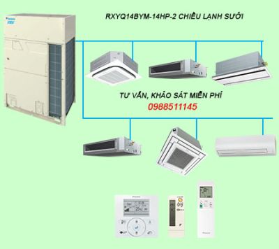 RXYQ14BYM Điều hòa trung tâm Daikin VRV H 14HP 2 chiều lạnh sưởi
