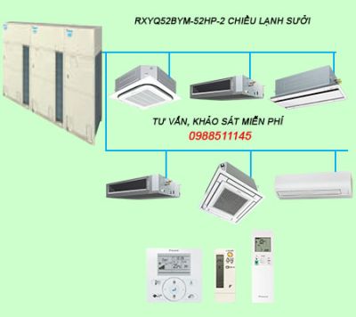 RXYQ52BYM Điều hòa trung tâm Daikin VRV H 52HP 2 chiều lạnh sưởi