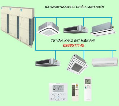 RXYQ58BYM Điều hòa trung tâm Daikin VRV H 58HP 2 chiều lạnh sưởi