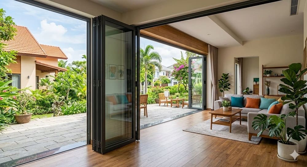 Cửa Gấp Cho Nhà Phố: Giải Pháp Mở Rộng Không Gian Nhưng Vẫn Kín Đáo