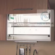 Giá treo úp bát đĩa NewEra 2 tầng bằng inox giá rẻ