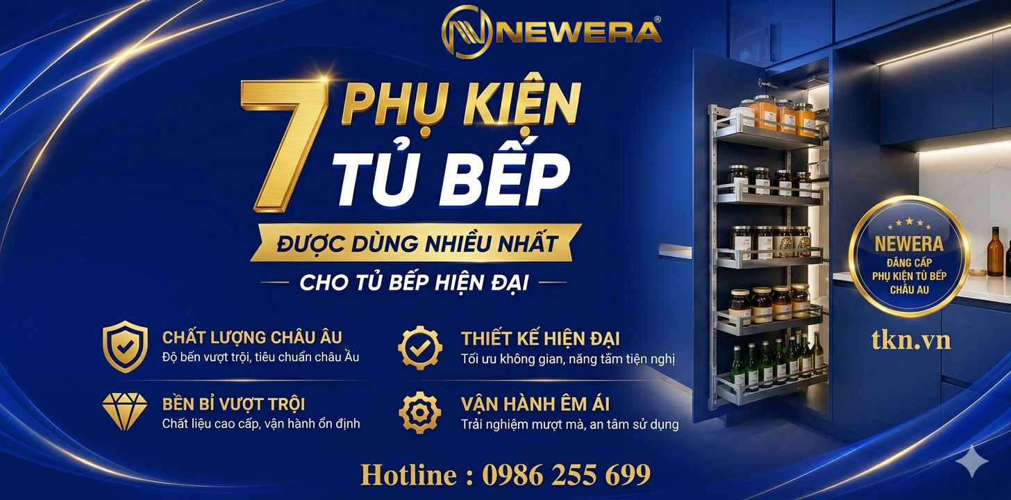 TOP 7 Phụ Kiện Tủ Bếp Đáng Dùng Nhất Cho Gian Bếp Hiện Đại