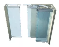 Ray trượt cửa  gấp Pacer cánh kính