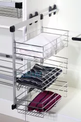 Khung rổ giá để quần áo, khăn, chăn màn NewEra 2 tầng