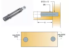 Chốt nối Titus 05471 dài 34mm lắp nhanh