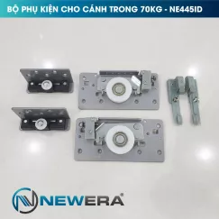 Phụ kiện cánh trong cửa trượt lùa 2 cánh song song phủ hồi, tải trọng 70kg/cánh